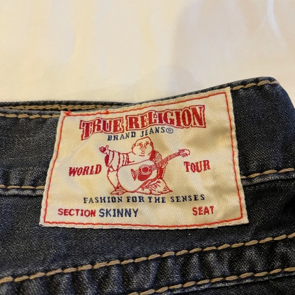 TRUE RELIGION Skinny flap jeans 34/30 - Picture 11 of 13